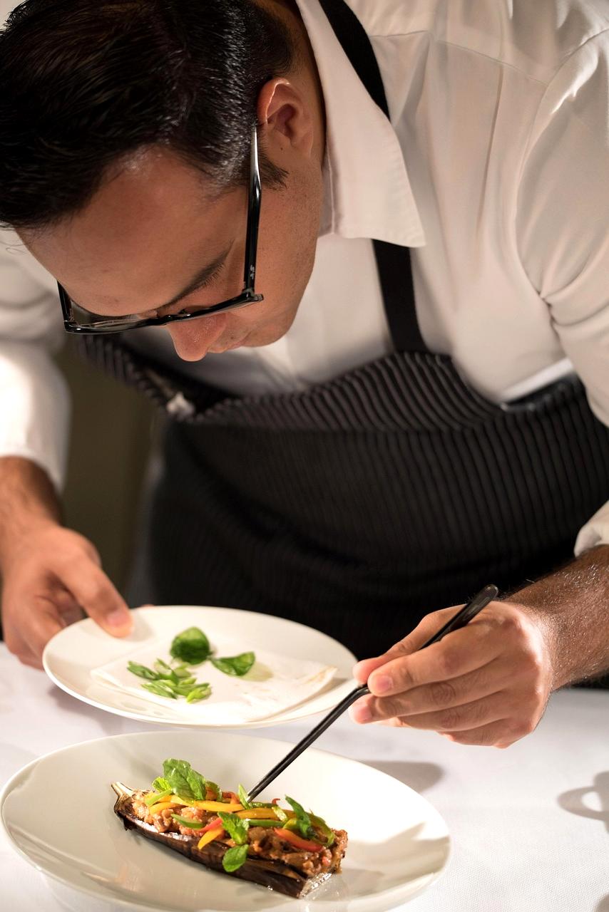 Filet de bar rôti, purée de fenouil et beurre blanc